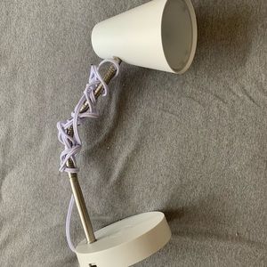 White lamp - charges your phone !